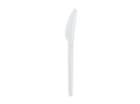 Coltello compostabile bianco