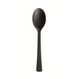 Cucchiaino nero monouso compostabile