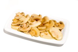 Funghi champignon a fette