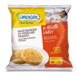 Maxi burger vegetali impanati 125 gr
