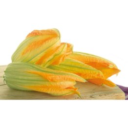 Fiori di zucca in vaschetta al naturale
