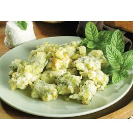 Frittelline zucchine/ricotta/menta