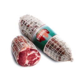 Coppa stagionata pelata a metà