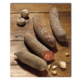 Salame con aglio gramola