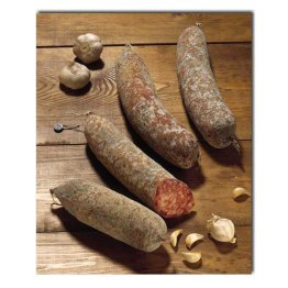 Salame con aglio gramola