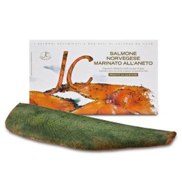 Salmone marinato con aneto