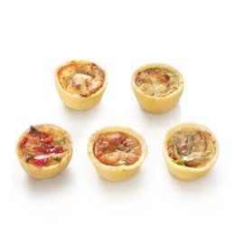 Mini quiche 5 tipi