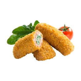 Stick di provola con speck panato