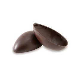 Mezze uova choc fondente h 130 mm