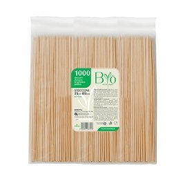 Stuzzicadenti lunghi spiedi bamboo 25 cm