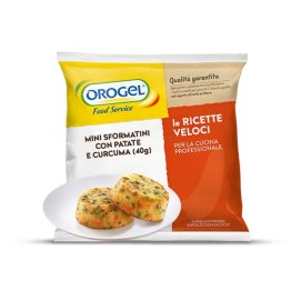 Mini sformatini di patate e curcuma 40gr