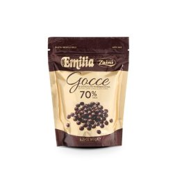 Gocce ciocc. fond. 70% cacao zaini