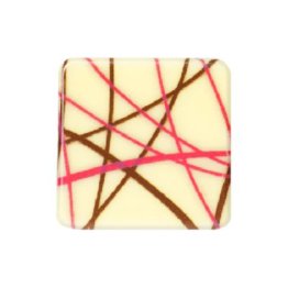 Quadrato intreccio choc bianco