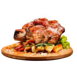 Stinco suino a metà alle erbe aromat.
