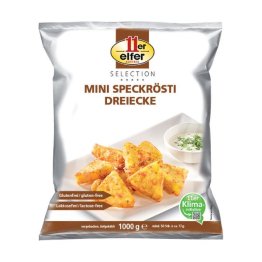 Mini rosti triangoli allo speck