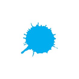 Idrocolor azzurro barattolo