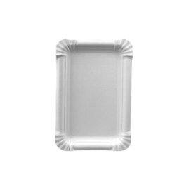 Vassoio carta biod.pure bianco 13x20 cm