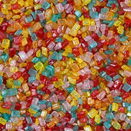 Glitter sugar mix color