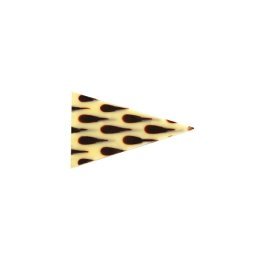 Triangolo choc bianco carrara