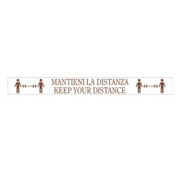 Distanziatore adesivo fascia marrone
