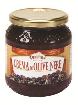 Crema di olive nere 550 gr demetra