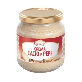 Crema cacio e pepe 550 gr demetra