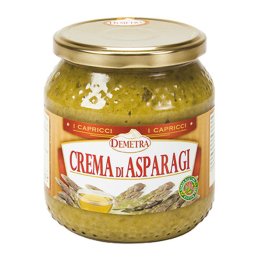 Crema di asparagi verdi 540 gr demetra