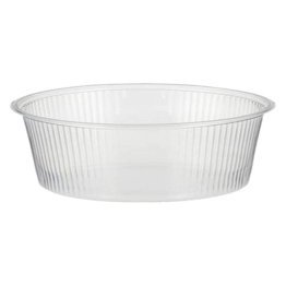 Vaschetta plastica trasp. tonda 250 ml