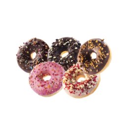 Donuts misti al ciccolato 54 gr 60 pz