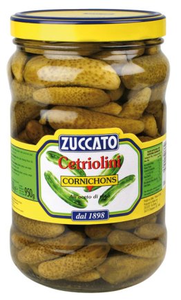 Cetriolini in aceto zuccato