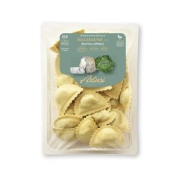 Mezzelune ricotta e spinaci artusi