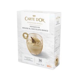 Mousse cioccolato bianco carte d'or