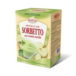 Preparato per sorbetto alla mela verde