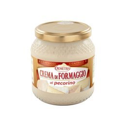 Crema formaggio/pecorino 550 gr demetra