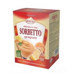 Preparato per sorbetto agli agrumi