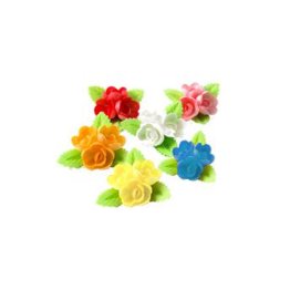 Tris di rose in wafer 6 colori assortiti