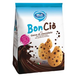 Biscotti frollini con gocce cioccolato