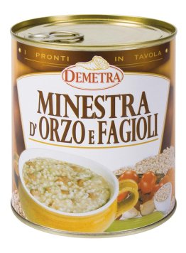 Minestra di orzo e fagioli demetra