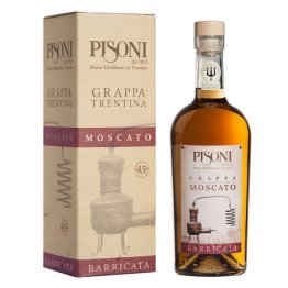 Grappa moscato barricata 45%