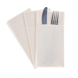 Tovaglioli 1 v 40x33 pocket dry bianco