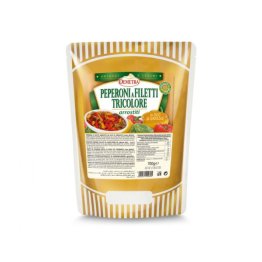 Peperoni a filetti arrostiti tricolore