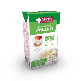 Crema tipo panna vegetale senza zucchero