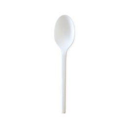Cucchiaio compostabile bianco