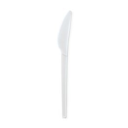 Coltello compostabile bianco