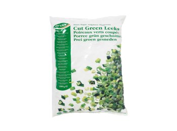 Porri verdi tagliati