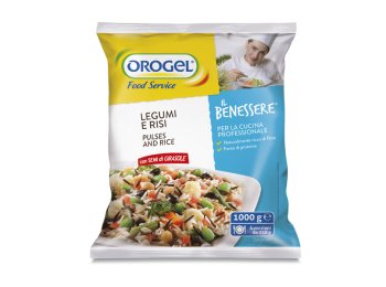 Legumi/risi/verdure con semi di girasole