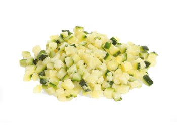 Zucchine a cubetti 12x12mm