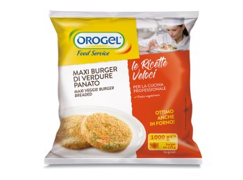Maxi burger vegetali impanati 125 gr