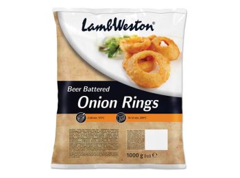 Anelli di cipolla pastel.c/birra lamb w.