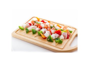 Spiedini seppia/salmone/gambero